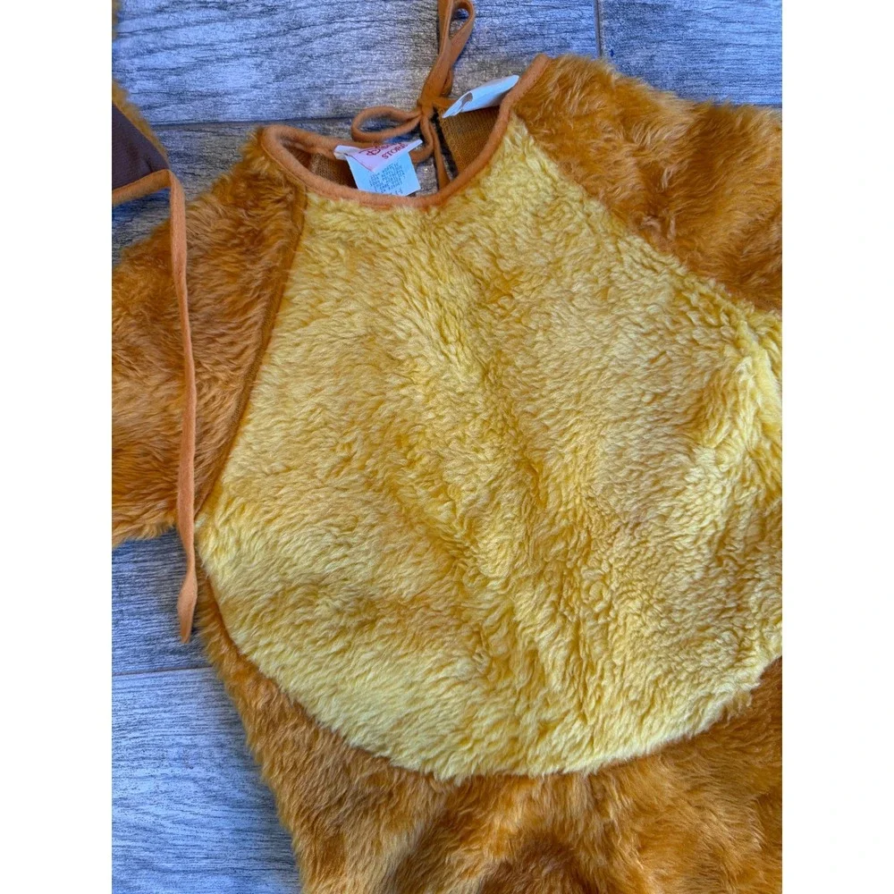 Disney Store Simba Costume 4 - 6 Halloween Lion King Jumpsuit Romper Plush - Picture 6 of 15